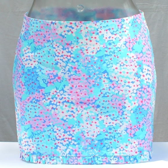 Lilly Pulitzer Dresses & Skirts - Lilly Pulitzer Callie Skirt Ruffle Hem Sz 2